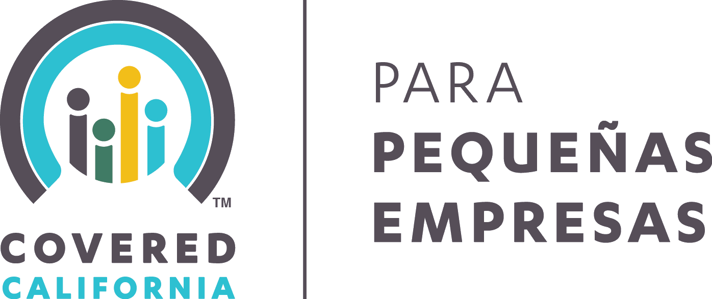 Covered California for Small Business badge (Spanish)